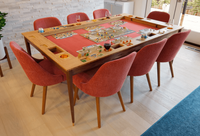 dresden board game dining table by Bandpass Design