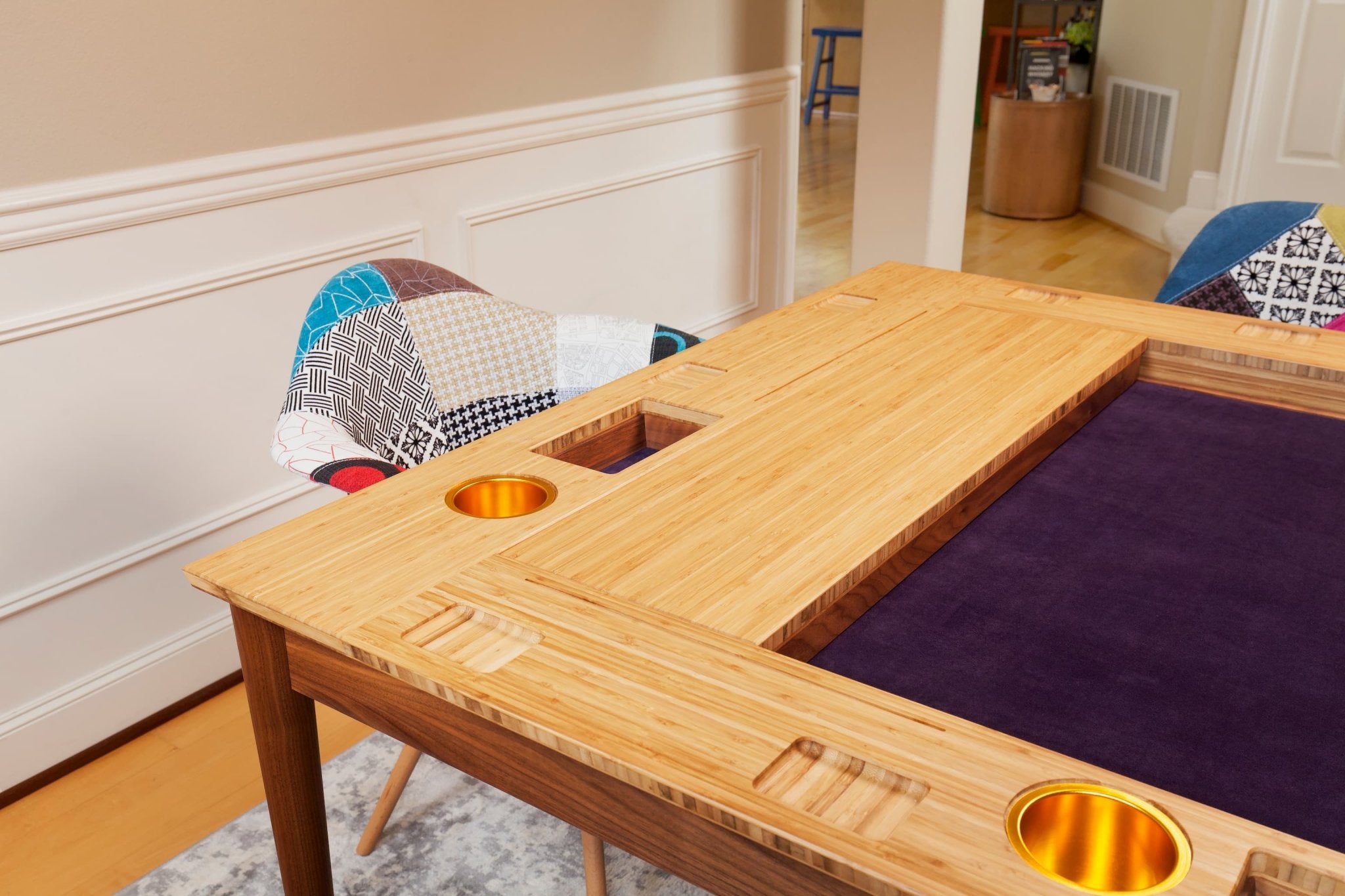 Bandpass Design gaming table with DM Shelf
