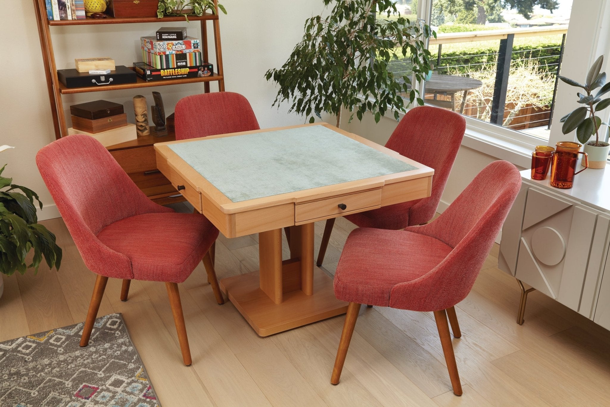 Mimosa Mahjong and Playing Card Table